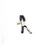 Single Metal ipple Clamp Black