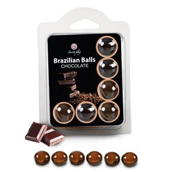 Brazilian Balls Set 6 Chocolate