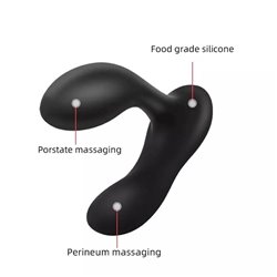 Brett Prostate Massager Remote Control USB Liquid Silicone