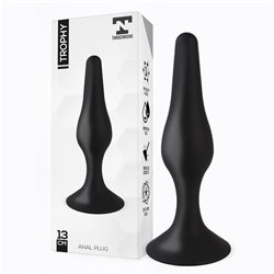 Trophy Anal Plug 13 cm Silicone Black - Teknashop Ltd