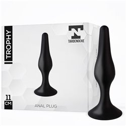 Trophy Anal Plug 11 cm Silicone Black