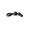 Black Silicone Anal Bead Dildo