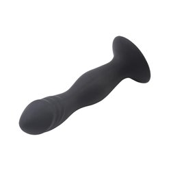 Strap-On with Dildo Rumpy Silicone Black