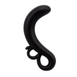 Two-Finger G-Spot Plug Silicone Black