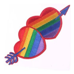 Heart Clothe Parch LGBT+ Colors