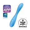 Vibe G-Spot Flex 4 with APP Satisfyer Connect Blue