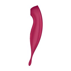 Twirling Pro Clitoris Sucker and Vibe APP Satisfyer Connect Dark Red