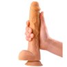 Lois Realistic Dildo with Testicles 9.1 Flesh - Teknashop Ltd