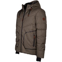 Marck II padded winter jacket men gray-brown size 3XL