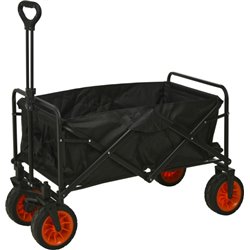 Wagon Foldable 87x54x59 cm black