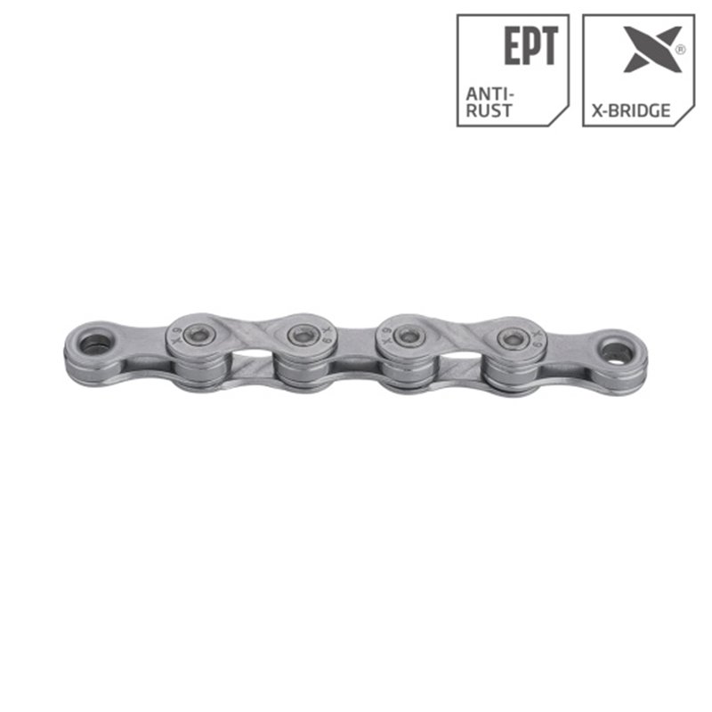 X9 Bike chain 1/2"-11/128" 114 links 9V EPT anti rust