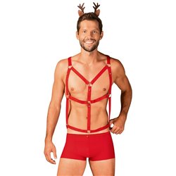 Mr Reindy Shorts, Harness and Headband Set