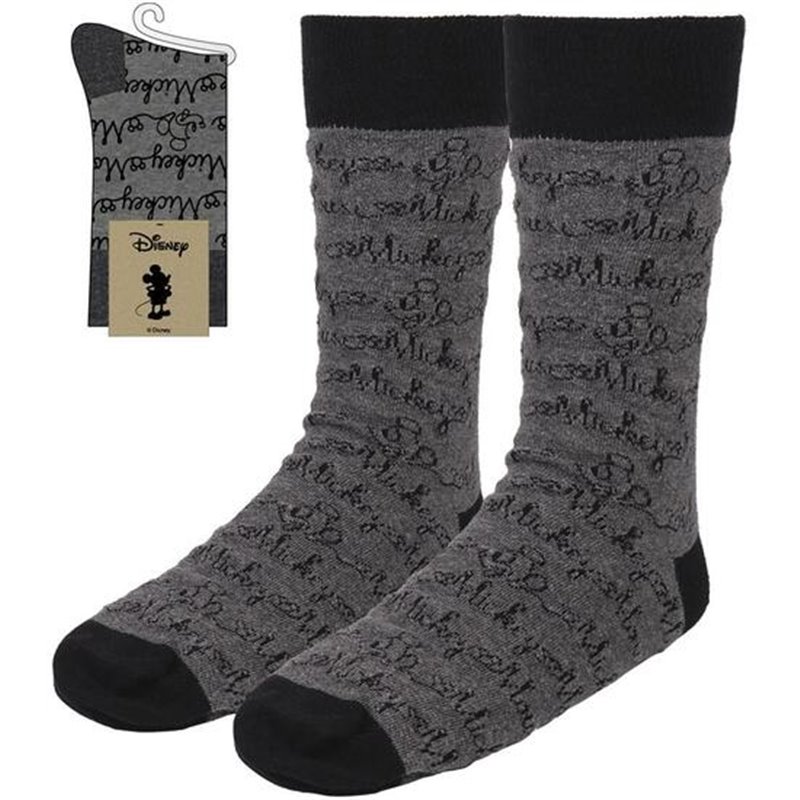 CALCETINES MICKEY DARK GRAY