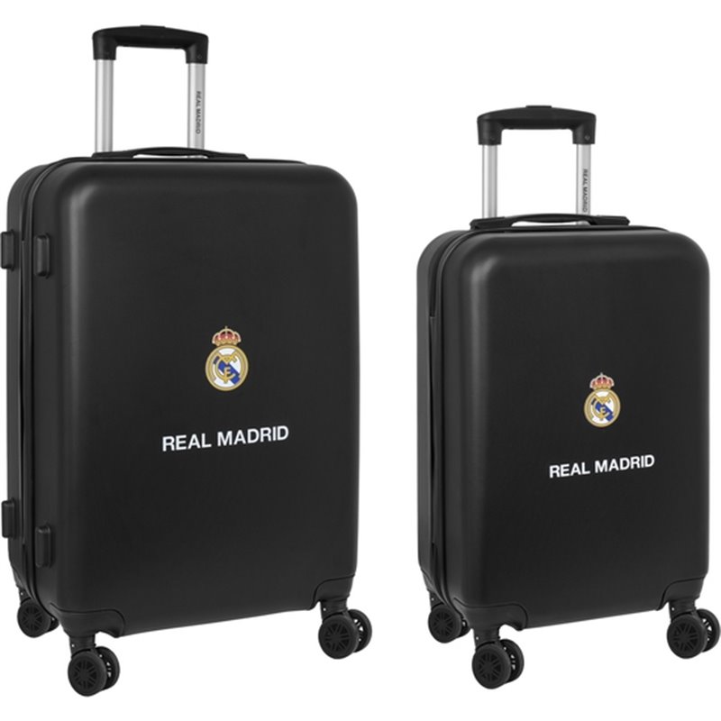 SET 2 TROLLEYS CABINA 20"+ MEDIANO 24" REAL MADRID 2ª EQUIPACION 23/24