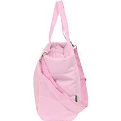 BOLSO CON BOLSILLO PARA PORTATIL 14,1 BENETTON "PINK"