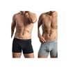 PACK 2 BOXERS CABALLERO NEGRO/GRIS