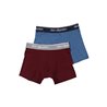 PACK 2 BOXERS NIÑO COLORES AZUL/GRANATE