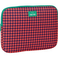 FUNDA PARA PORTATIL 14 "PATA DE GALLO CORAL"