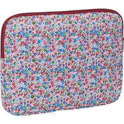 FUNDA PARA PORTATIL 14 "FLORES COIMBRA BURDEOS"