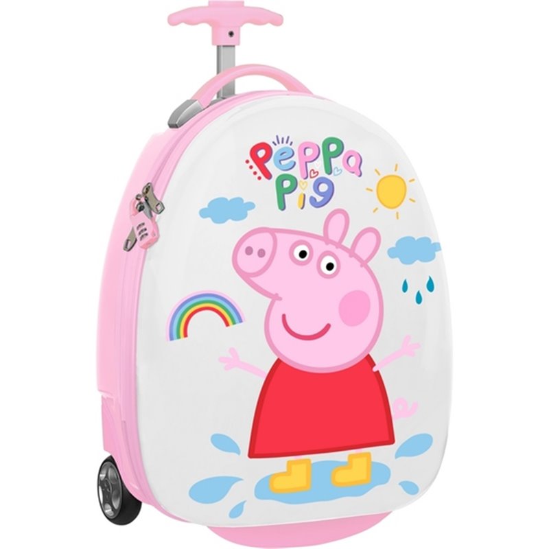 TROLLEY INFANTIL 16" PEPPA PIG "ICE CREAM"