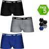 SET DE 5 BOXERS UMBRO MULTICOLOR NEGRO/GRIS/AZUL