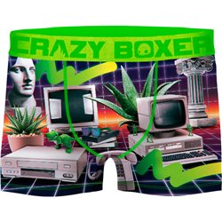 BOXER UNITARIO CRAZY BOXER - MICROFIBRA - MULTICOLOR