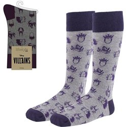 CALCETINES DISNEY VILLANAS DARK GRAY