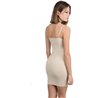 VESTIDO REDUCTOR CON FORMA DE PECHO Y TIRANTES CON TECNOLOGÍA BIOTECH BEIGE DE ANAISSA