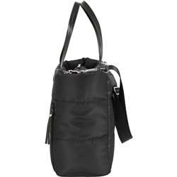 BOLSO CON BOLSILLO PARA PORTATIL 14,1 MOOS CAPSULA ACOLCHADO "NEGRO"