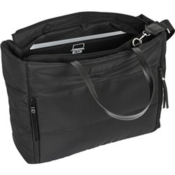 BOLSO CON BOLSILLO PARA PORTATIL 14,1 MOOS CAPSULA ACOLCHADO "NEGRO"