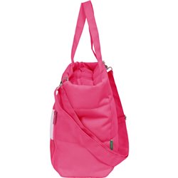 BOLSO CON BOLSILLO PARA PORTATIL 14,1 BENETTON "RASPBERRY"