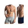 PACK 2 BOXERS CABALLERO GRIS/MARINO