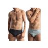 PACK DE 2 SLIPS CABALLERO NEGRO/GRIS