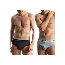 PACK DE 2 SLIPS CABALLERO NEGRO/GRIS