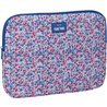 FUNDA PARA PORTATIL 14 "FLORES COIMBRA AZUL"