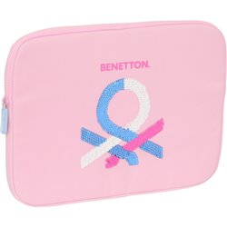 FUNDA PARA PORTATIL 15,6 BENETTON "PINK"