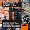 SET DE 5 BOXERS BOXER KTM MICROFIBRA 60% POLIÉSTER 35% ELASTANO MULTICOLOR NEGROS CON CINTURA NARANJA