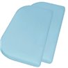 Fitted Sheet Junior 81 x 42 + 10 cm 2 Pieces Light Blue