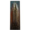 Empire State Retraw Painting 120 cm Nickel Brown