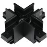 cross-connector magnetic rails IP20 steel black