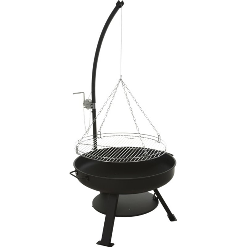 Fire bowl Ø60 cm with BBQ Grill Ø55 cm Metal