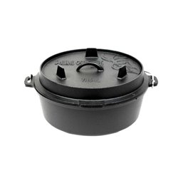 Dutch Oven Casserole Cast Iron without legs 6.1 L