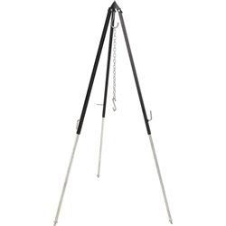 Tripod BBQ Stand with Chain for Enamel Pan 150 cm