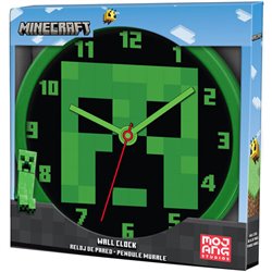 RELOJ PARED MINECRAFT