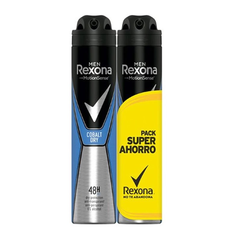 Rexona Men Motion Sense Cobalt Dry Deodorant Spray 2x200ml - unisex