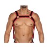 H4RNESS05 Chest Harness Neon Red One size