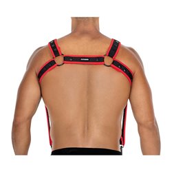 H4RNESS05 Chest Harness Neon Red One size