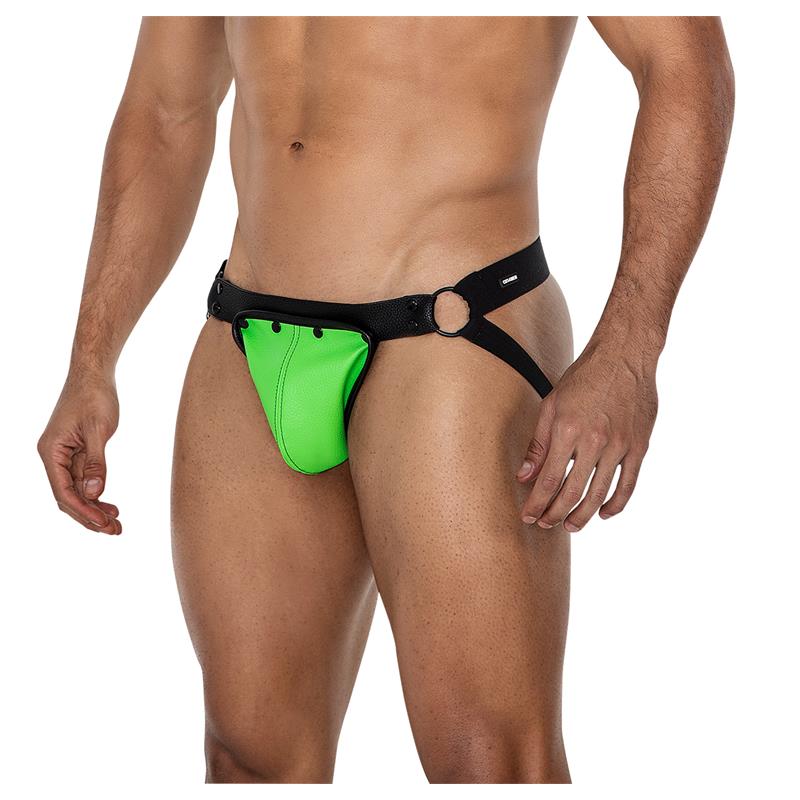 JOCKSTR4P02 Jockstrap Jocksnap Blazing Green