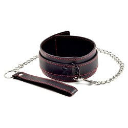 Collar and Leash Bondage Black