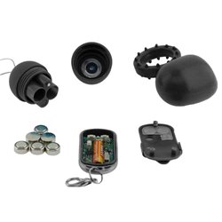 Vibrating Cockring with Remote Control Black